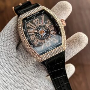 Franck Muller Yachting Full Diamond Studded 44mm Dial Men’s Watch