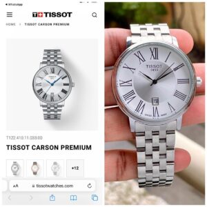 Tissot 1853 Carson T-Collection Silver New Model Men’s Watch