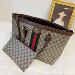 Gucci Ophidia Gg Authentic Tote Bag With Pouch