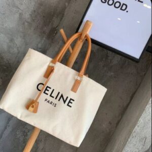 Celine Canvas Tote Bag