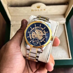 Rolex Silver Golden 39mm Automatic Men’s Watch