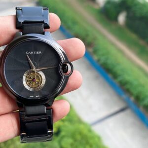 Cartier Ballon Metal Black 45mm Chronograph Men’s Watch