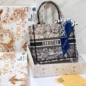 Christian Dior Women Canvas Tote Bags