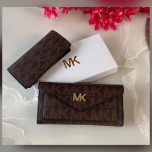 MK Ciara Leather Two Fold Women Wallet