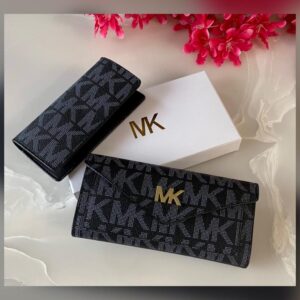 MK Ciara Leather Two Fold Women Wallet