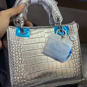 Dior Mini Lady Crocodile Leather Women Sling Bag