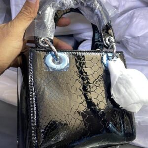 Dior Mini Lady Crocodile Leather Women Sling Bag