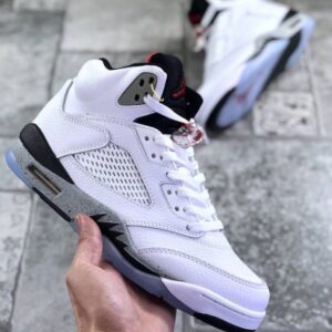 Nike Jordan retro 5 White Cement Men’s Sneakers
