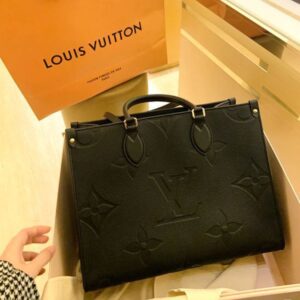 Louis Vuitton On The Go Calf Women Tote Bag