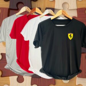 Ferrari Small Size Logo Dry Fit Men’s T-shirts