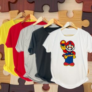 Super Mario Print Men’s Dry-fit T-shirts