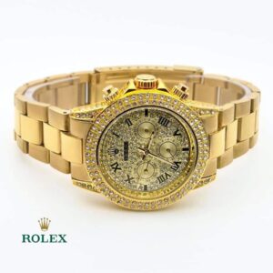 Rolex Daytona Diamond Gold 41mm Chronograph Men’s Watch