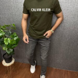 Calvin Klein Cotton Half Sleeves T Shirts For Men