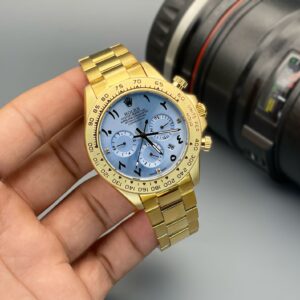 Rolex Daytona Gold Oyster Perpetual 42mm Chronograph Swiss Made Quartz Movement Men’s Watch