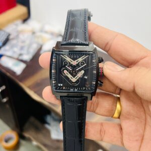 Tag Heuer V4 Premium Black 42mm Chronograph Quartz Movement Men’s Watch