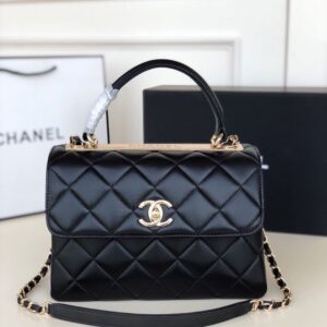 Chanel Coco top handle plate bag For Women With Sling