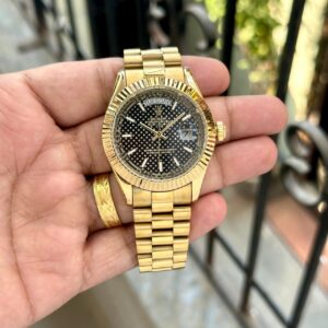 Rolex Day Date Gold Stainless Steel Water Resistance Automatic Men’s 40mm Watch