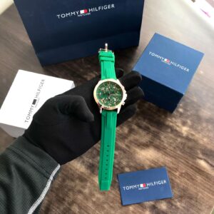 Tommy Hilfiger Complication Green Dial Men’s Chronograph Watch with Water-Resistant