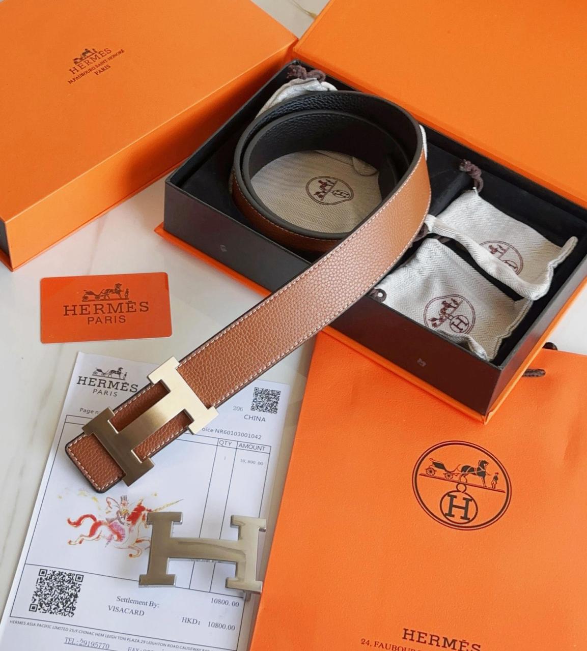 Hermes Belts With Double Buckles For Men