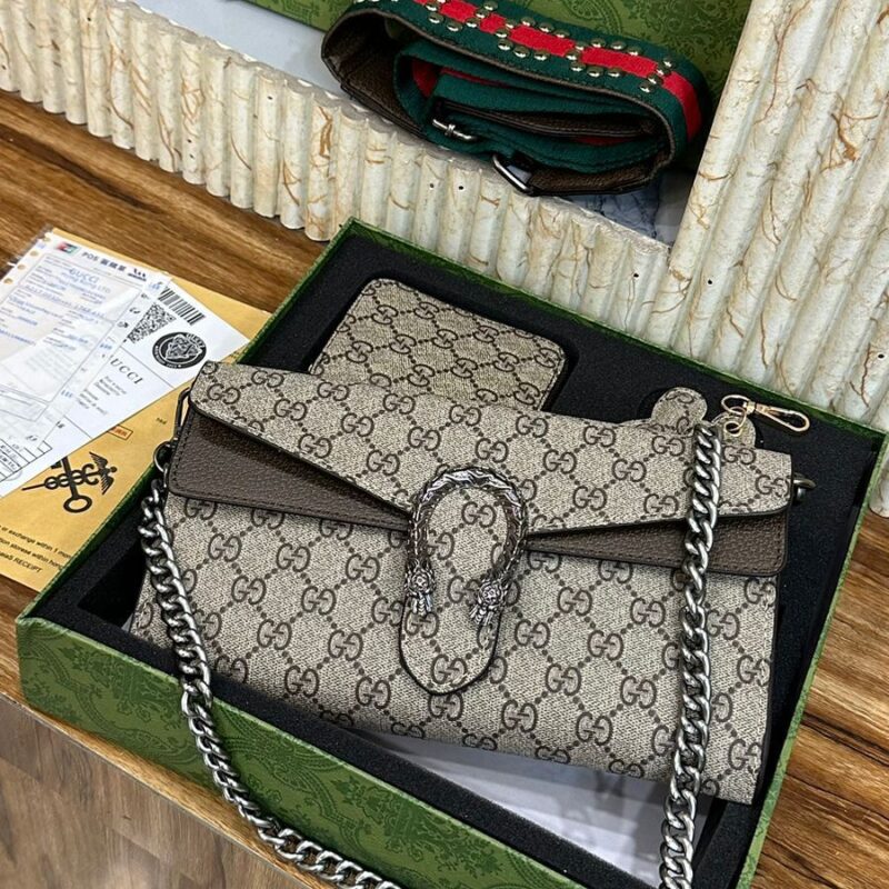 Gucci Ophidia Mini Gg Supreme Sling Bag