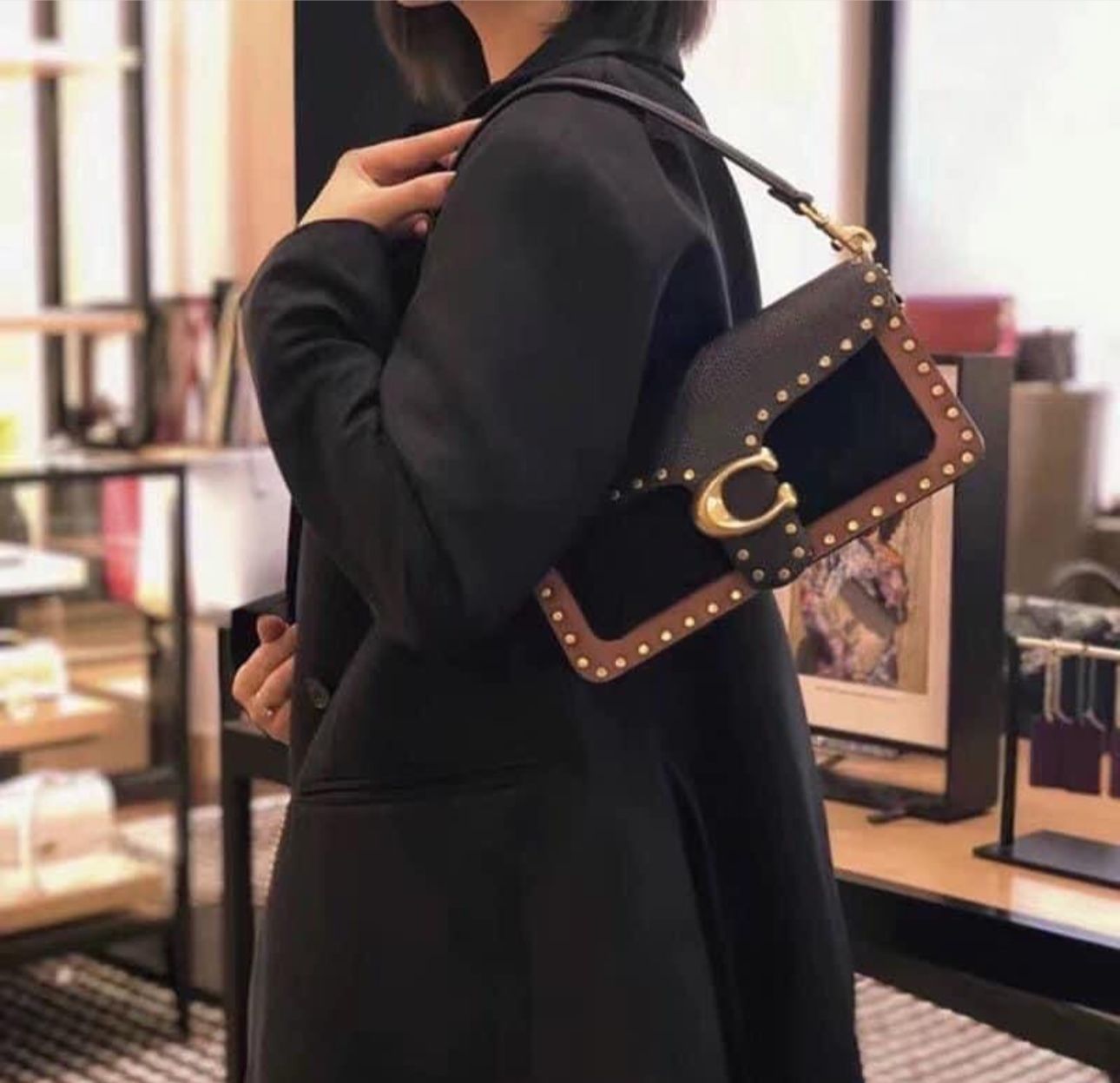 Coach Tabby Studded Shoulder Bag - Image 9