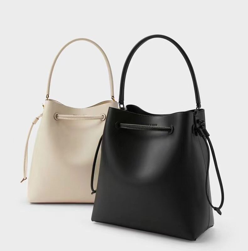 Charles And Keith bucket tote bags