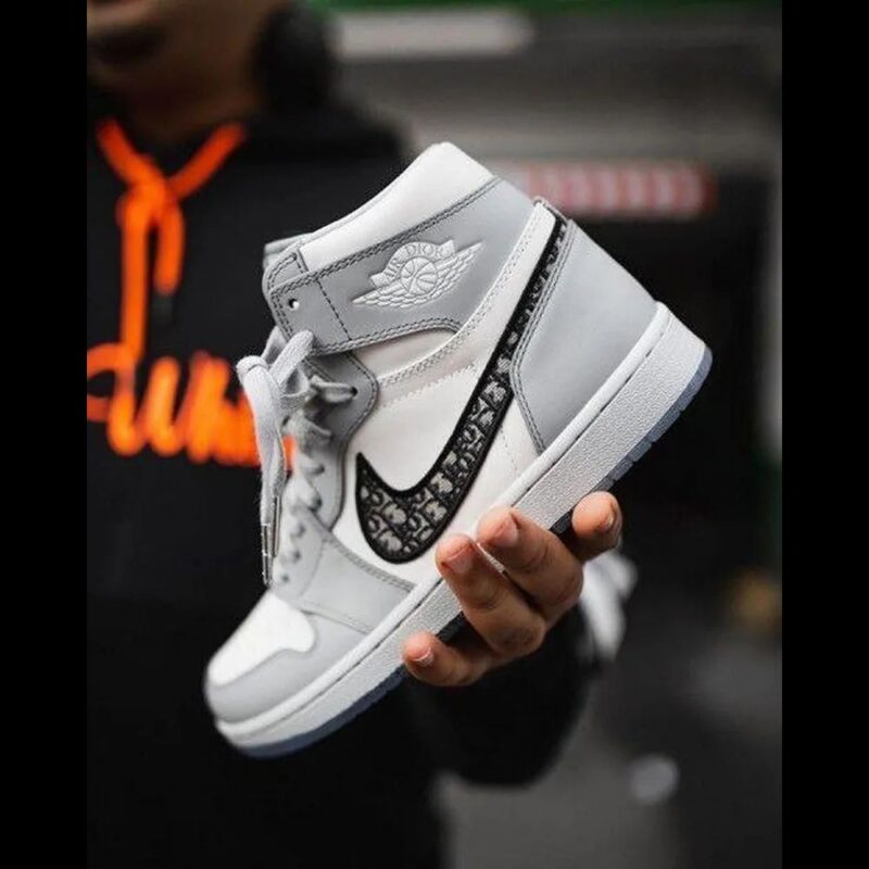 Dior Air Jordan High Sneakers