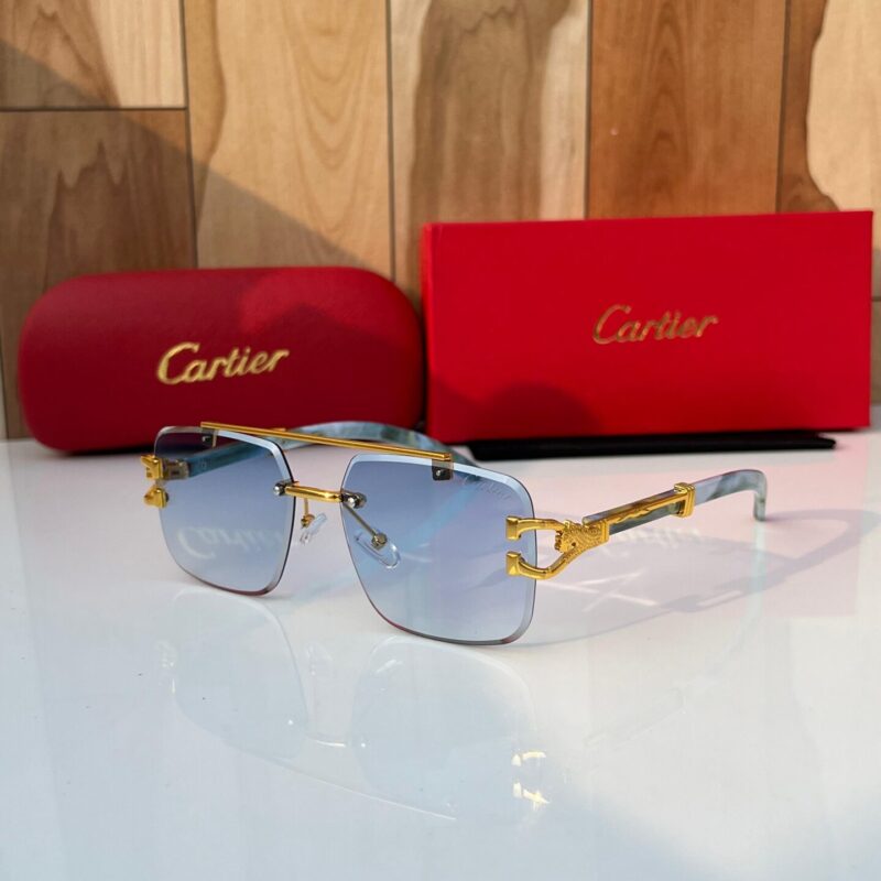 Cartier Blue Gradient Sunglasses