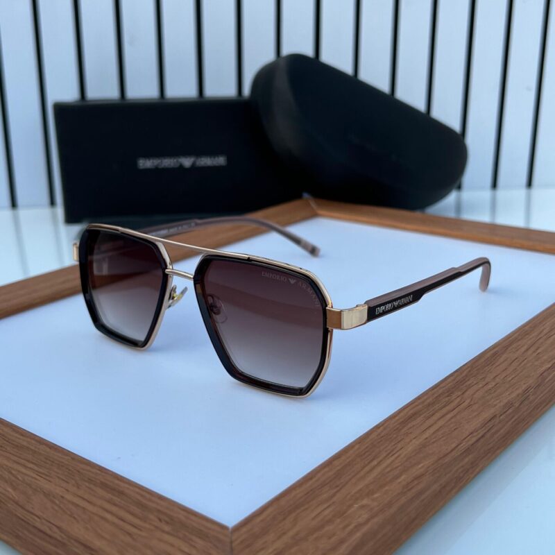 Emporio Armani Brown Gradient Sunglasses