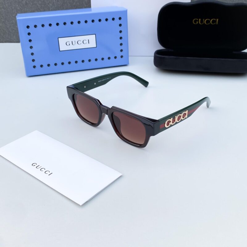 Gucci Inspired Sunglasses with Web Stripe Detail