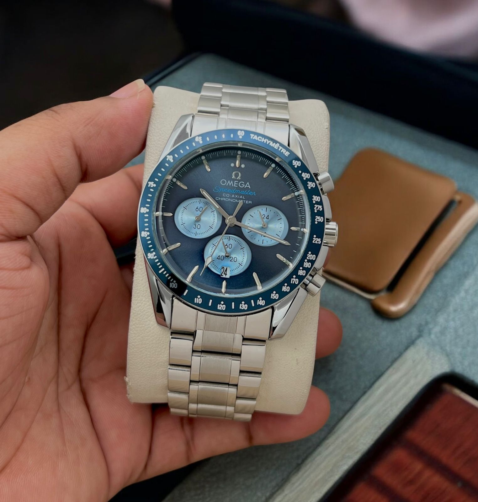 Omega Planet Ocean Chronograph Men's Watch 43mm - Image 5