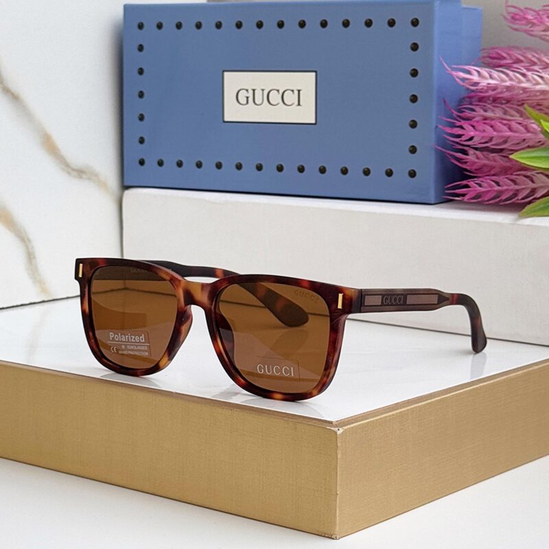 Gucci Polarized Sunglasses with Tortoiseshell Frame