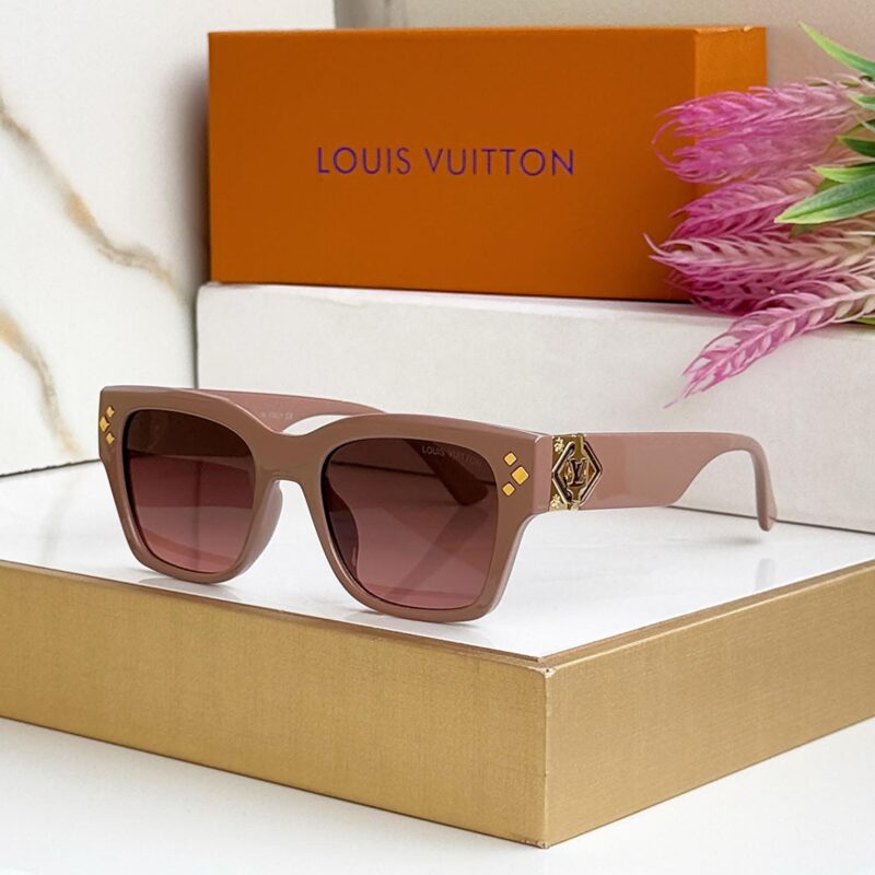 Louis Vuitton Square Sunglasses with Embellishments