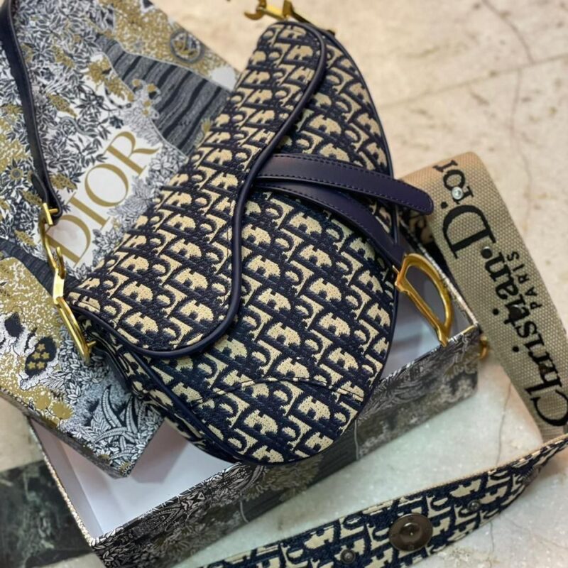Dior Saddle Bag in Dior Oblique Canvas
