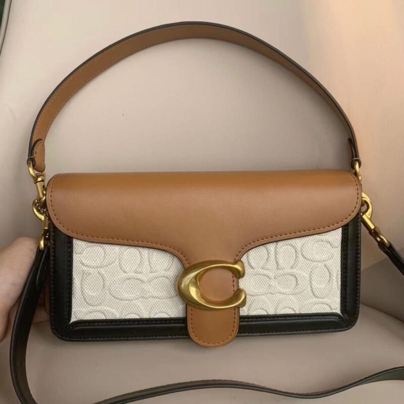 Coach Tabby Shoulder Bag with Signature C-Lock Closure