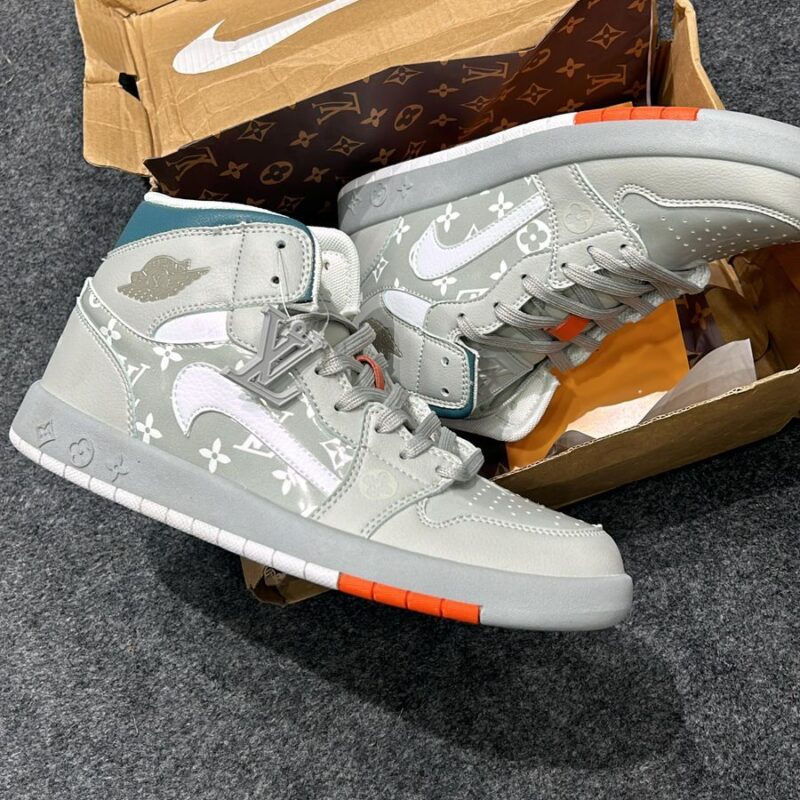 Air Jordan 1 x Louis Vuitton High Ankle Sneakers For Men