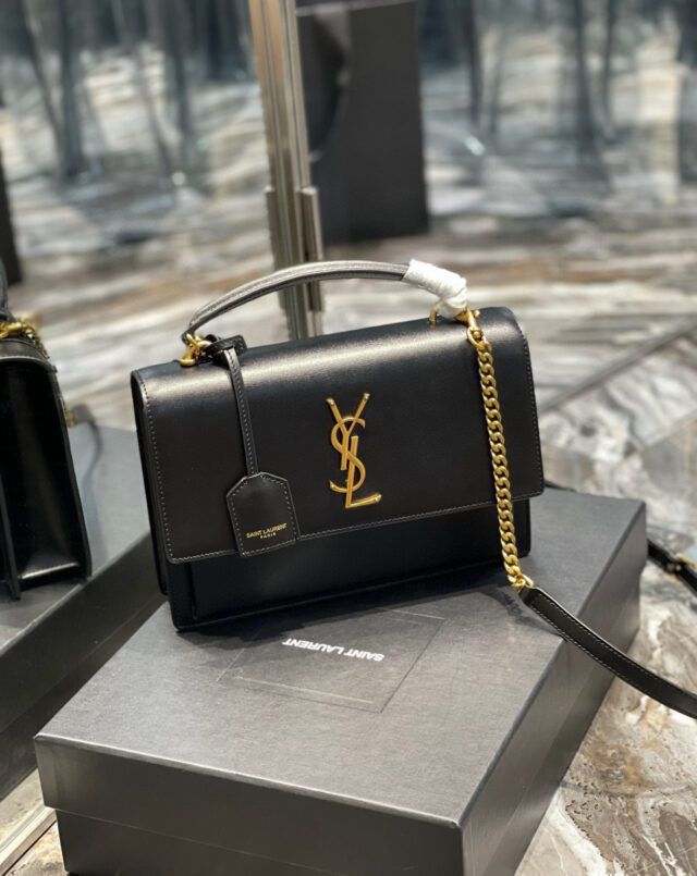Ysl Saint Laurent Sunset Top Handle Bag For Women - Image 4