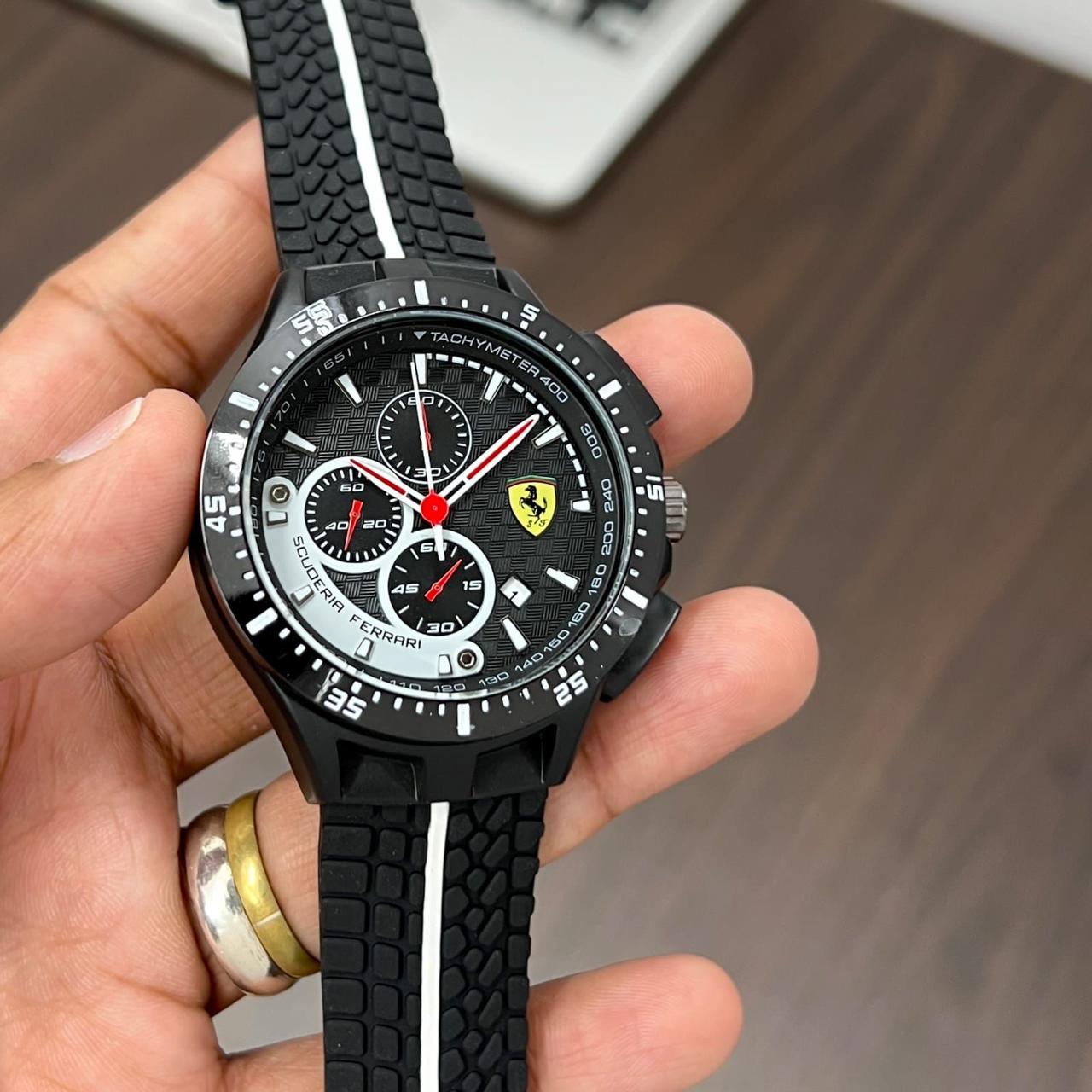 Scuderia Ferrari Racing Chronograph Tachymeter Edition Men's Watch 44mm - Image 3