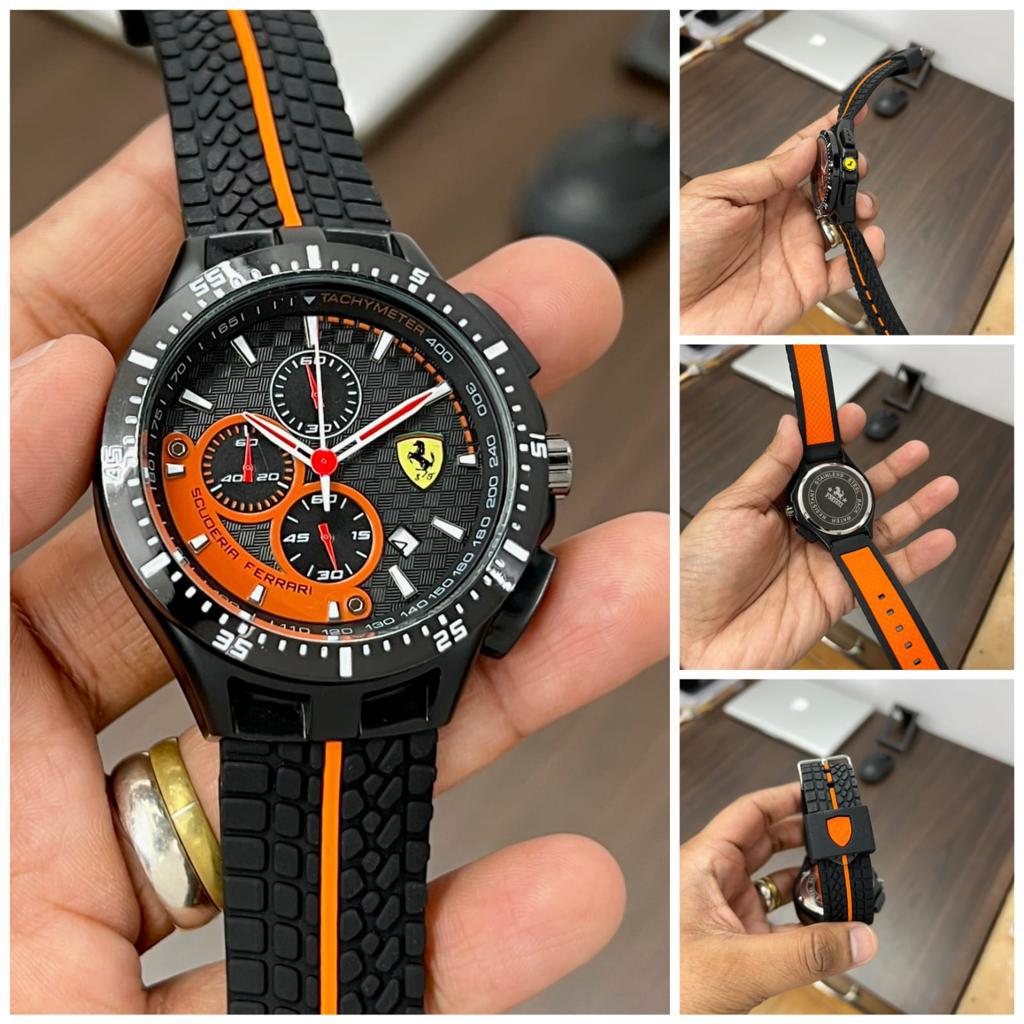 Scuderia Ferrari Racing Chronograph Tachymeter Edition Men's Watch 44mm - Image 2