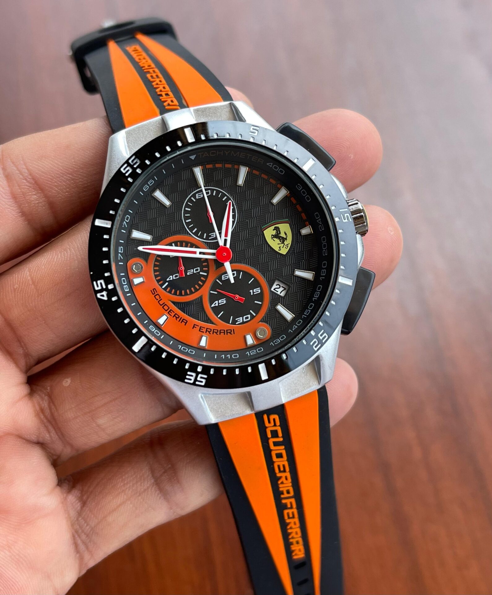 Scuderia Ferrari Racing Chronograph Tachymeter Edition Men's Watch 44mm - Image 8