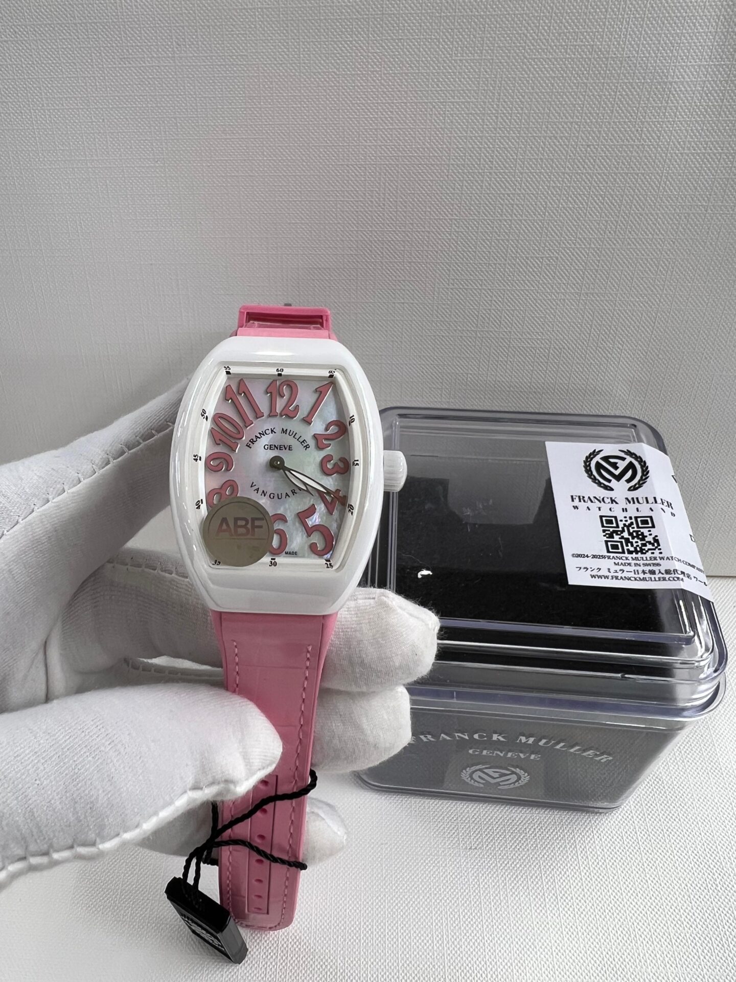 Franck Muller Vanguard Glossy Women's Leather Strap Watch - Image 3