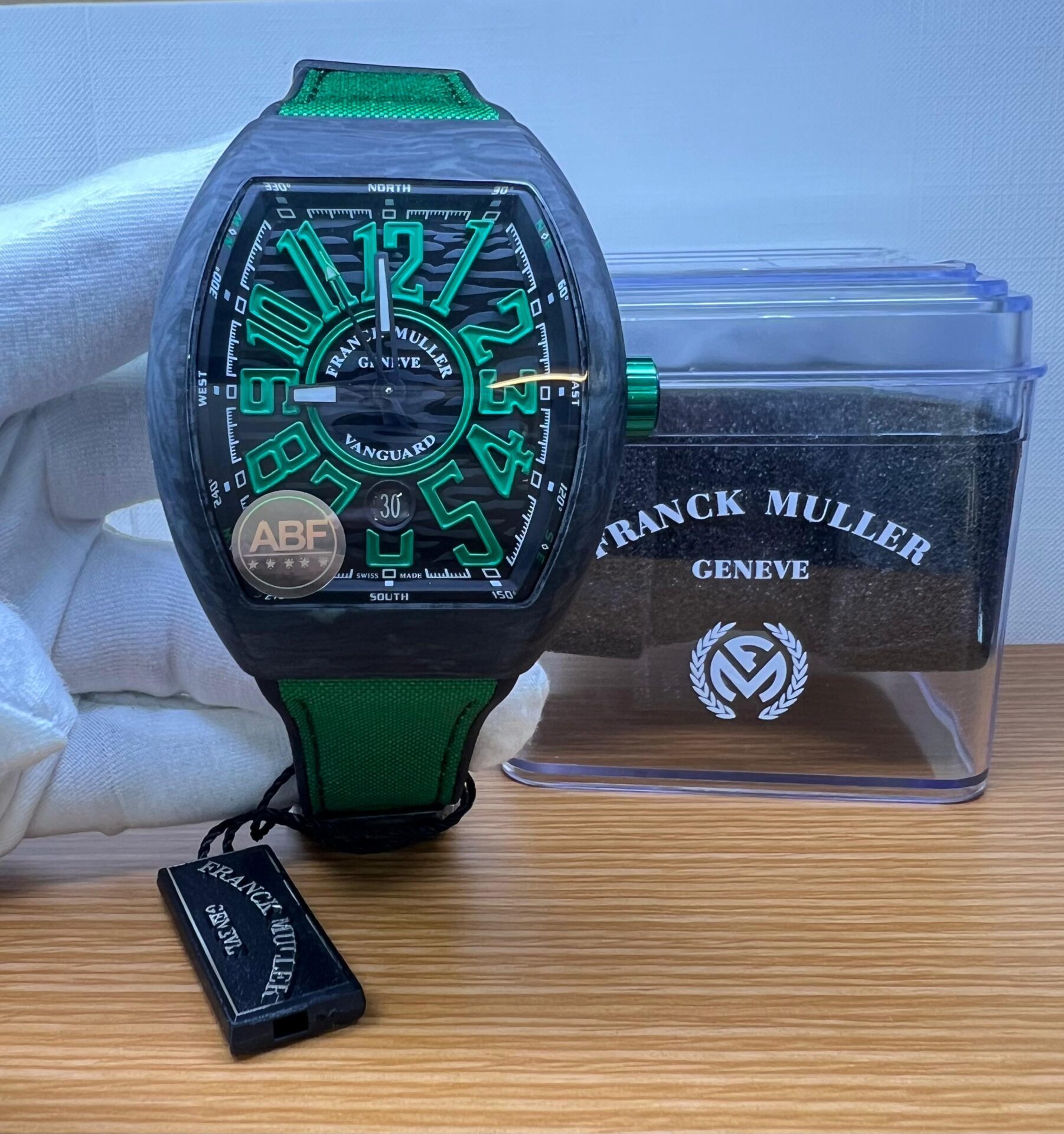 Franck Muller Vanguard Yachting Men’s Watch Leather Strap - Image 3