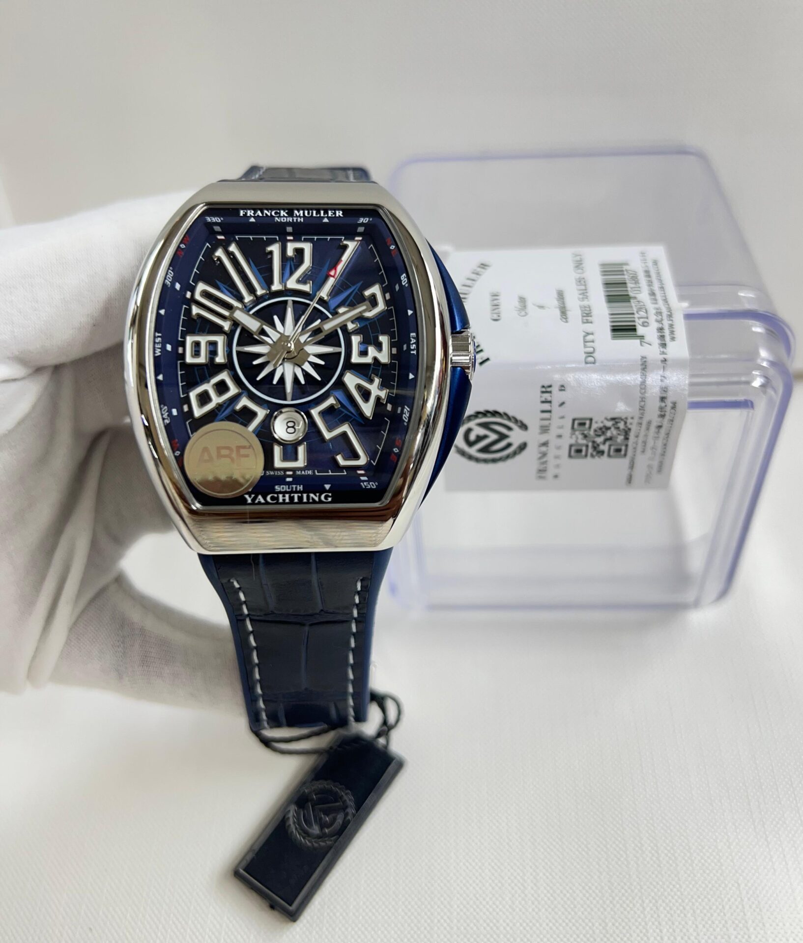 Franck Muller Vanguard Yachting Men’s Watch Leather Strap - Image 2