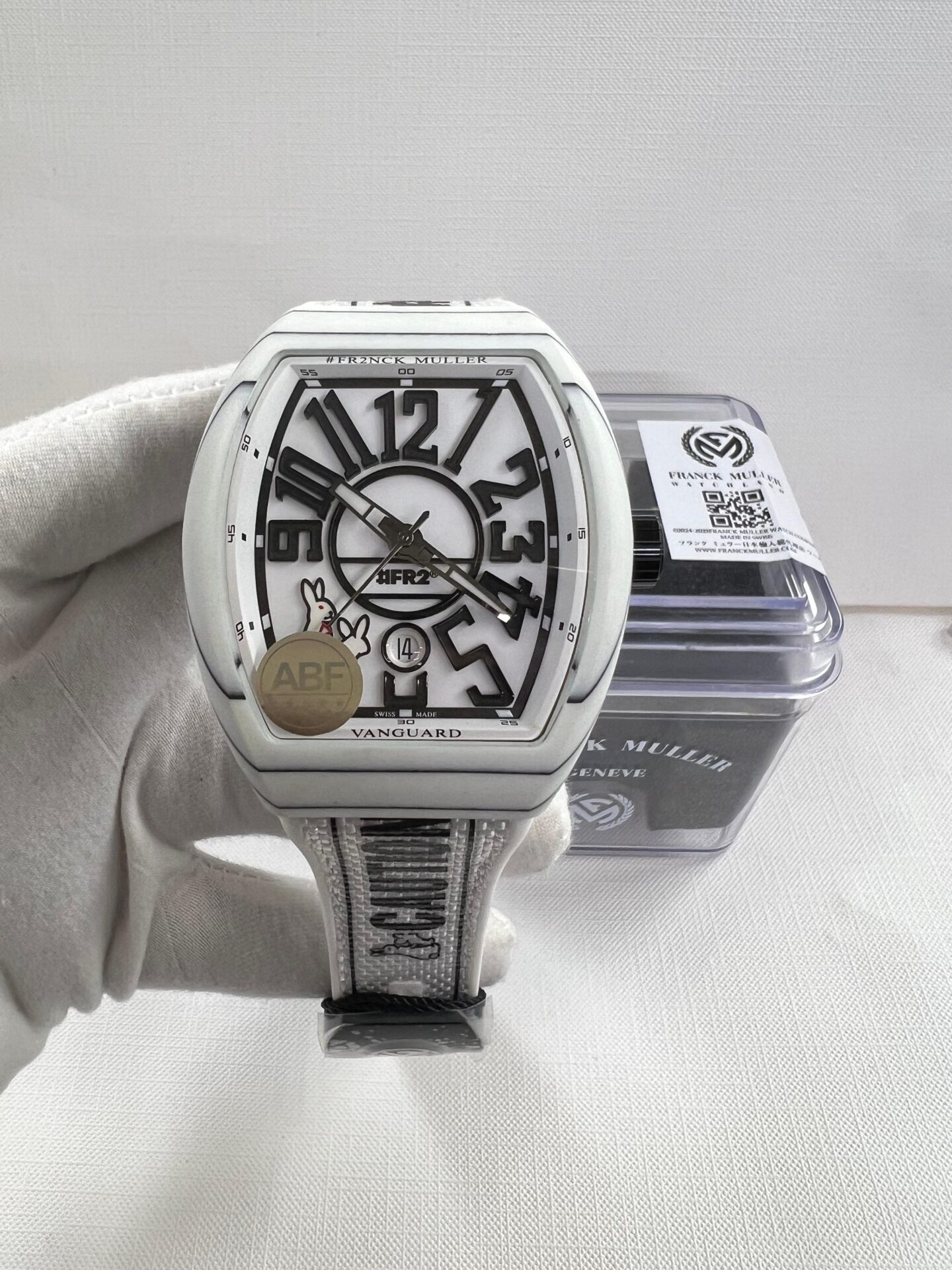 Franck Muller Vanguard Yachting Men’s Watch Leather Strap - Image 5