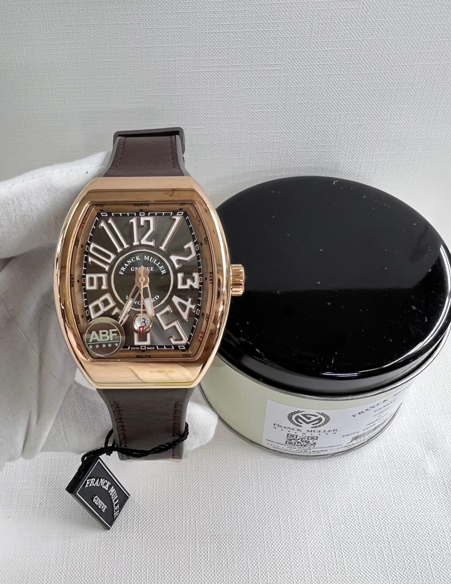 Franck Muller Vanguard Yachting Men’s Watch Leather Strap - Image 7