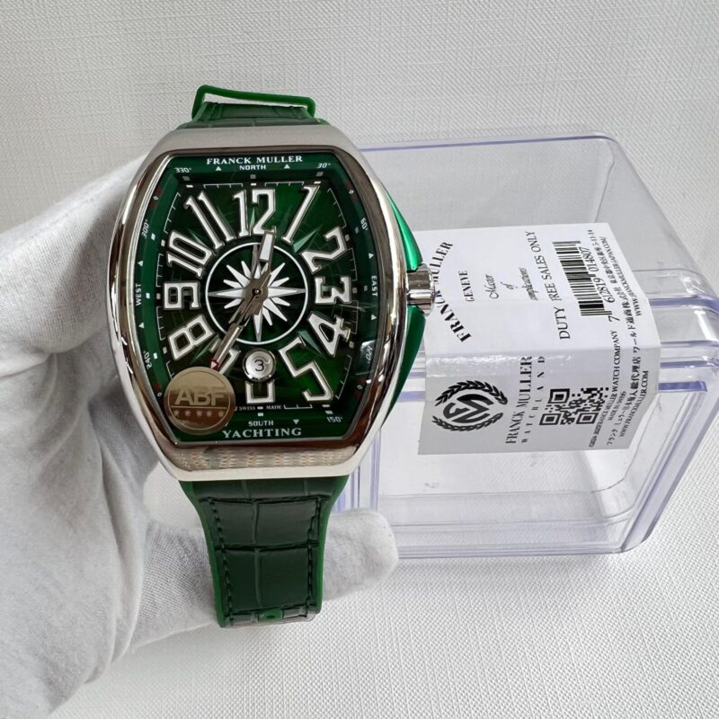 Franck Muller Vanguard Yachting Men’s Watch Leather Strap