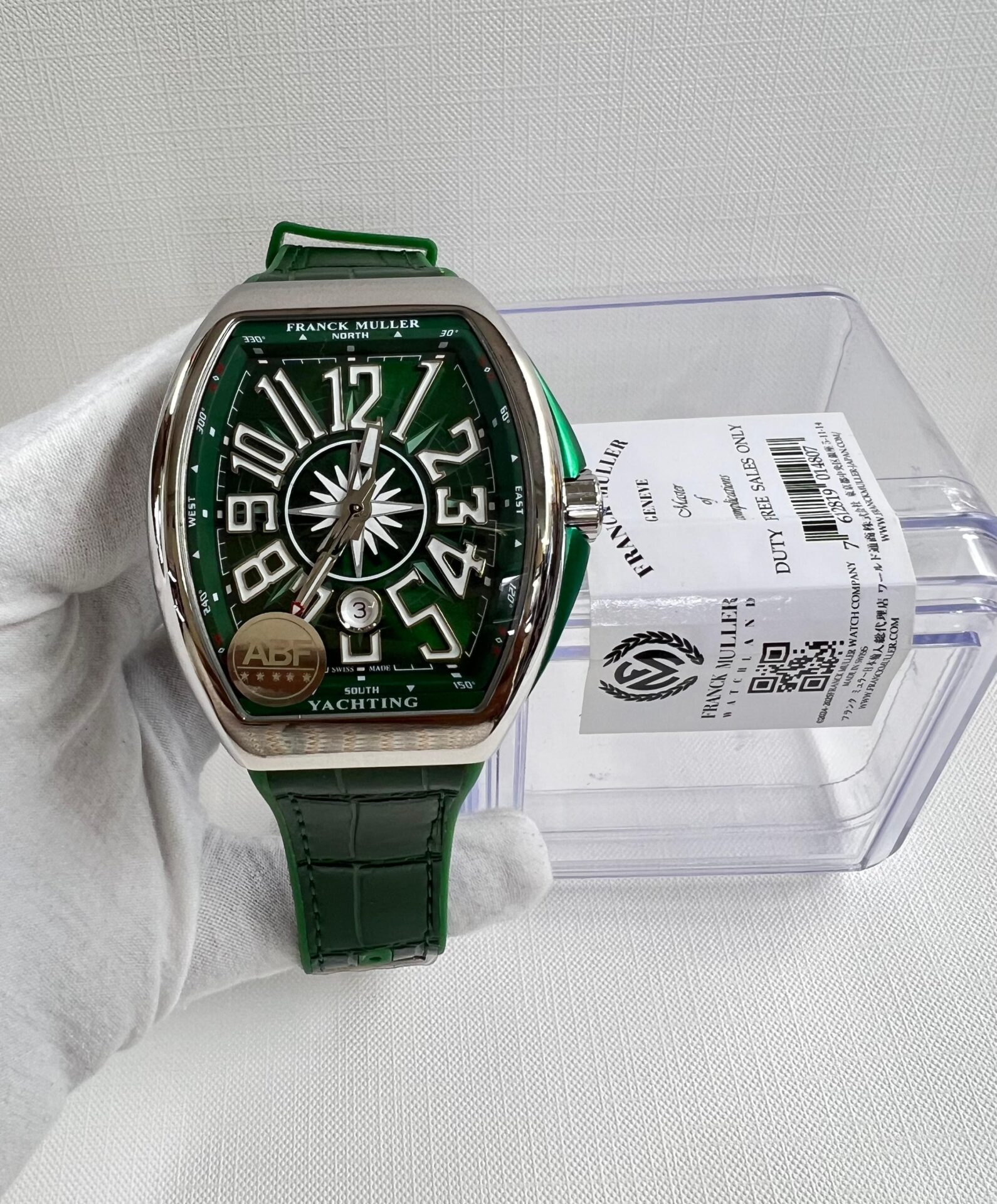 Franck Muller Vanguard Yachting Men’s Watch Leather Strap