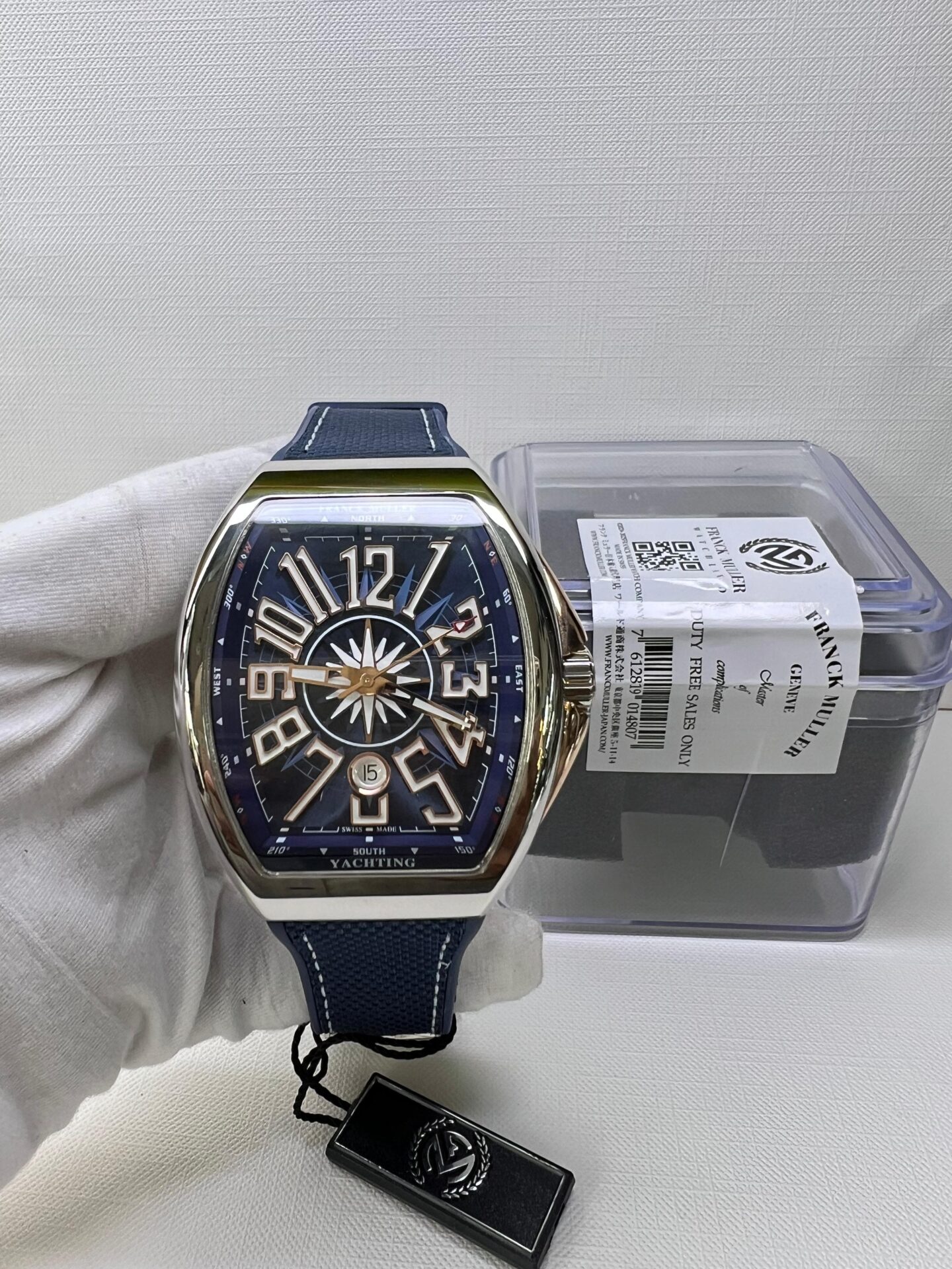 Franck Muller Vanguard Yachting Men’s Watch Leather Strap - Image 8