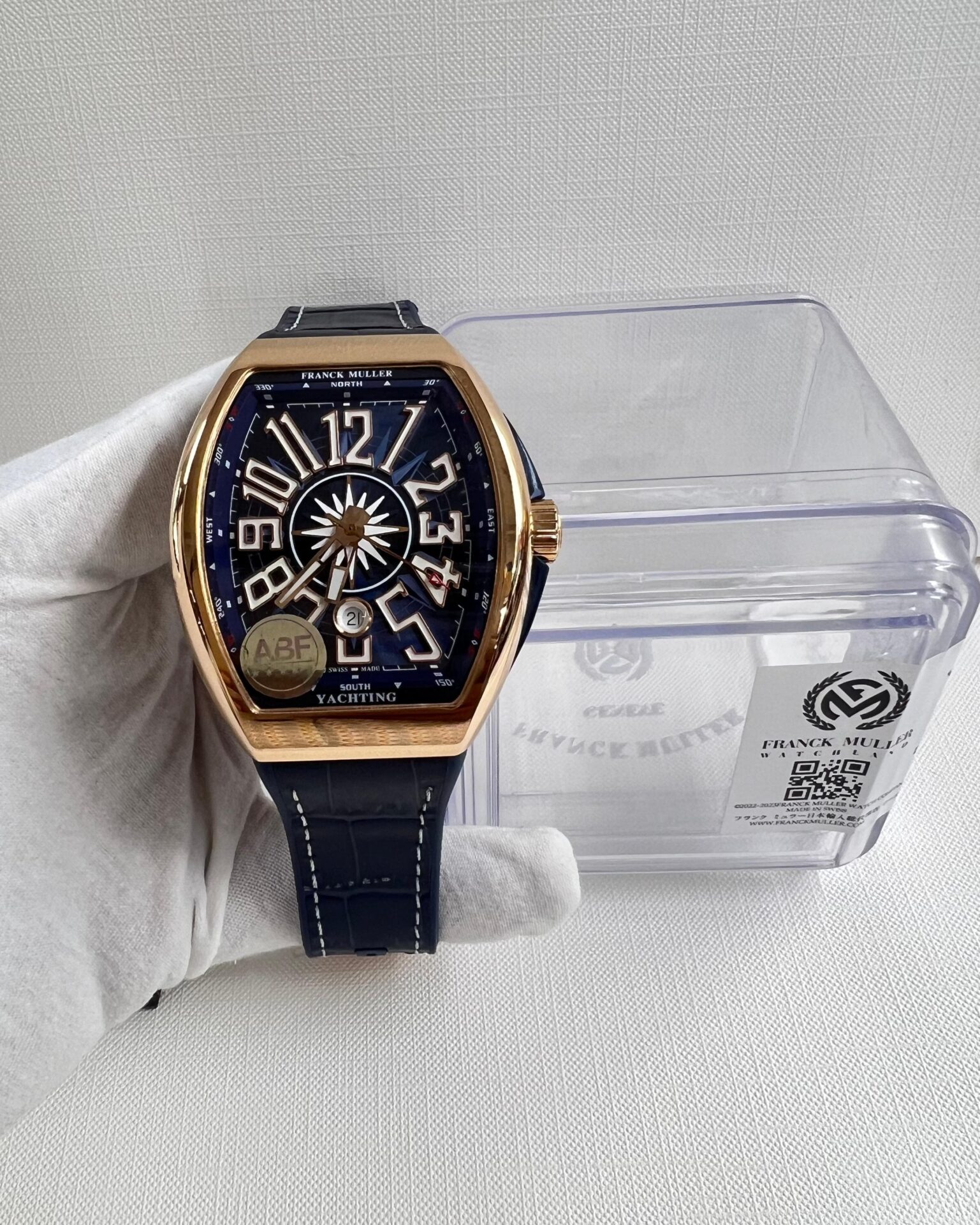 Franck Muller Vanguard Yachting Men’s Watch Leather Strap - Image 11