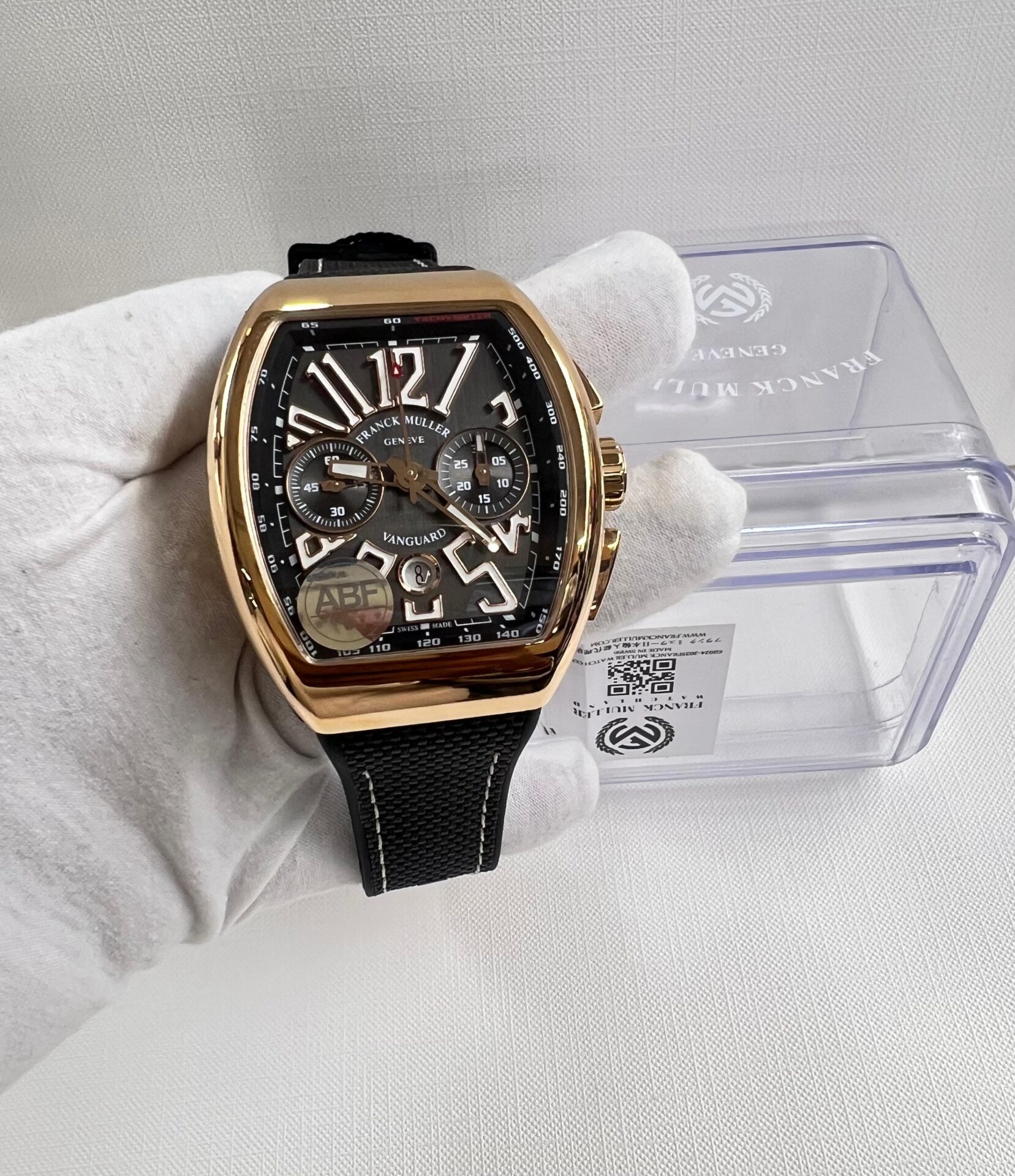 Franck Muller Vanguard Yachting Men’s Watch Leather Strap - Image 10